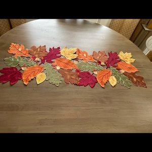 Fall table runner.